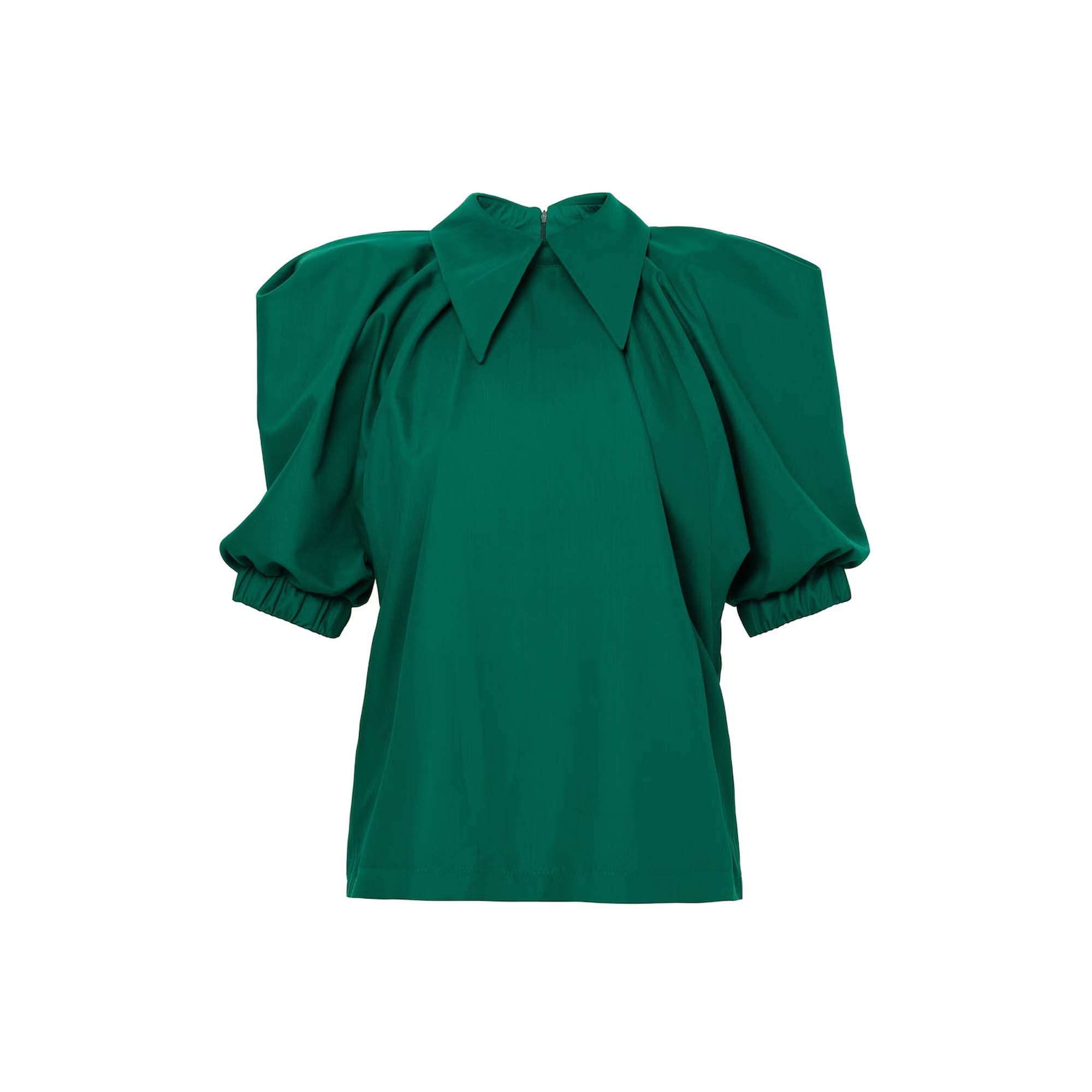 Green Shortsleeve Blouse