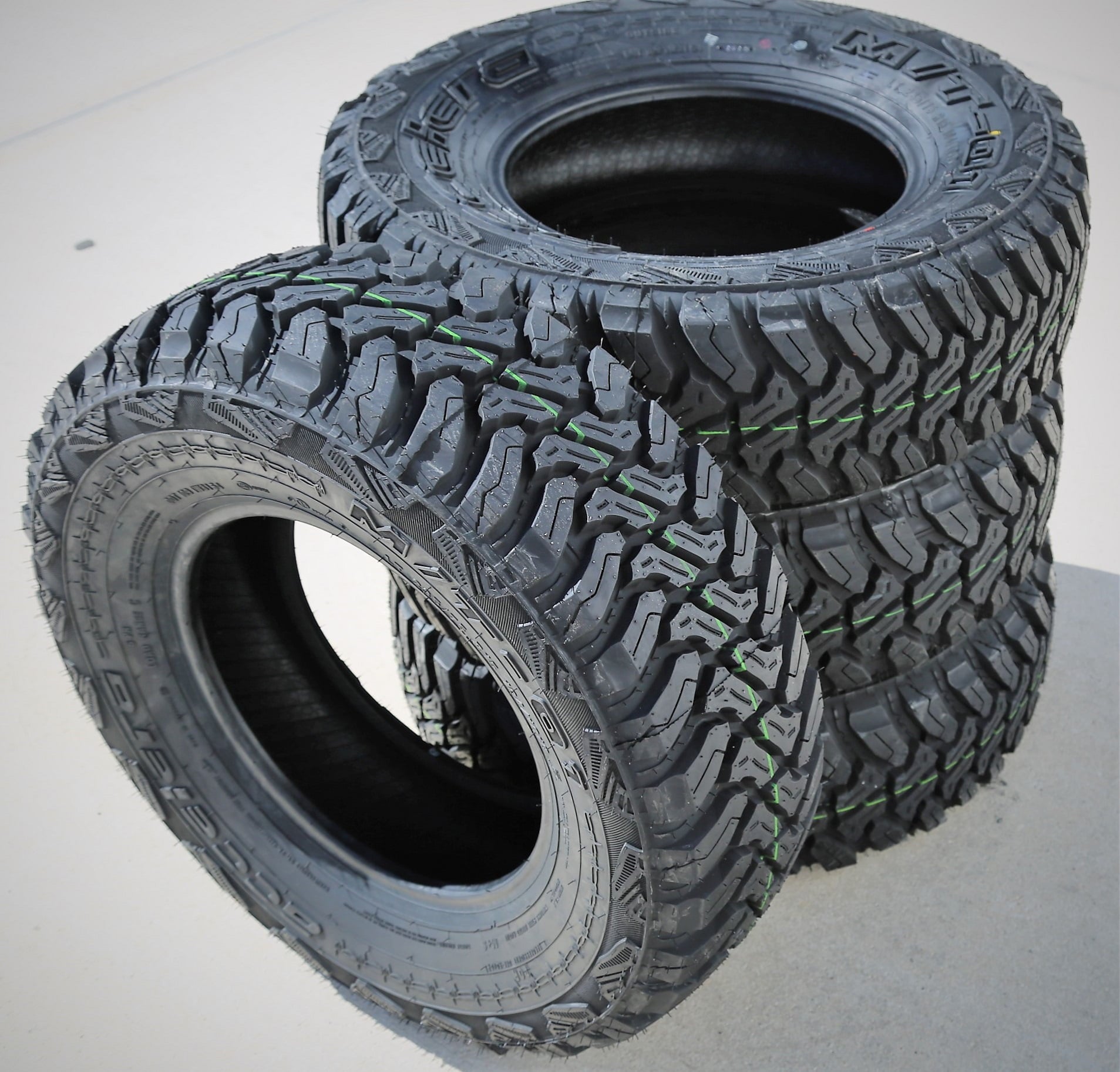 Accelera M/T-01 Mud Terrain Tire Set - 235/75R15, All-Season, Load Range C, 6 Ply, for SUVs & Light Trucks