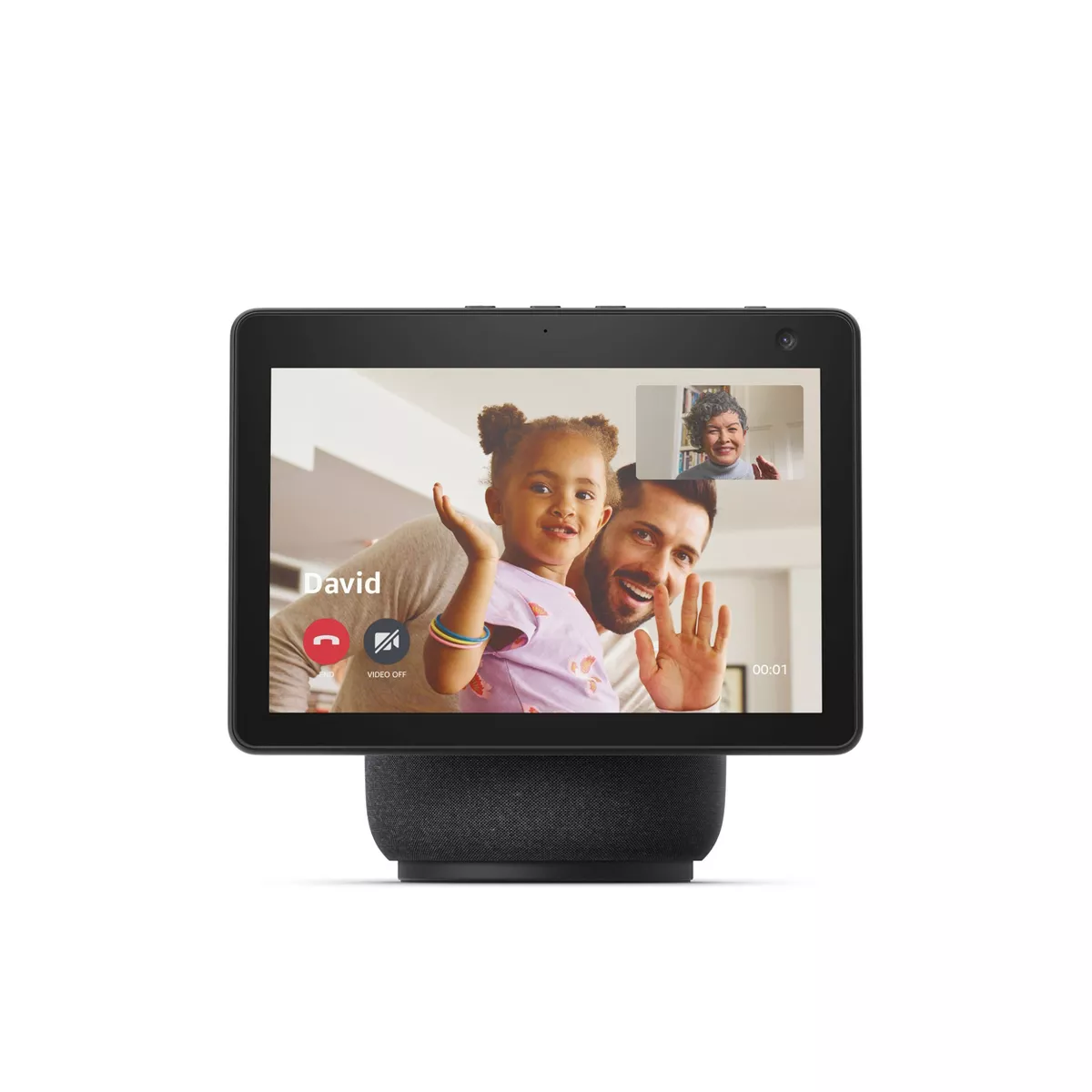 Amazon Echo Show 10 (3rd Gen) HD Smart Display with Alexa, 10.1" Screen, 13MP Camera, Charcoal