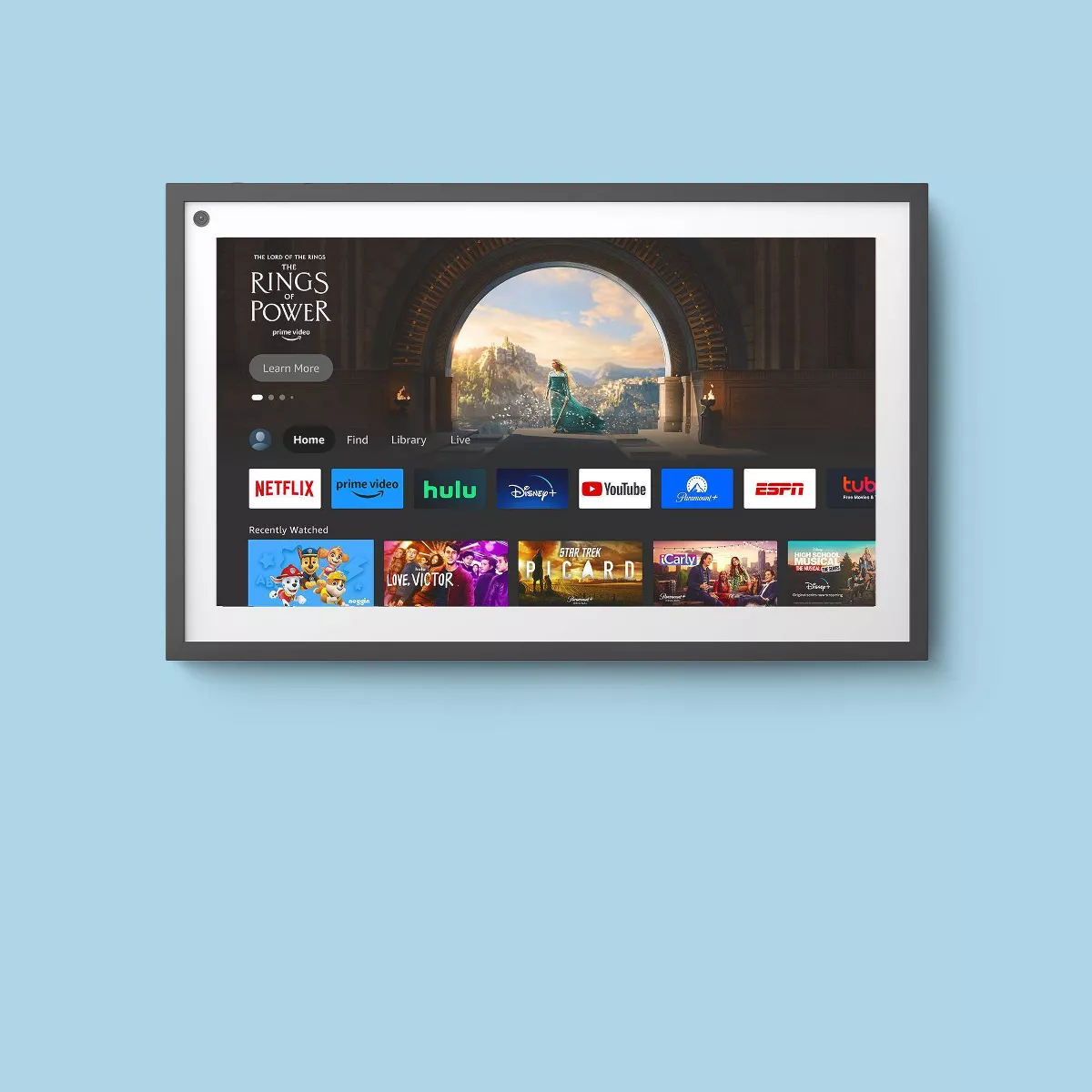 Amazon Echo Show 15 Smart Display with Alexa & Fire TV, 15.6" Full HD, White