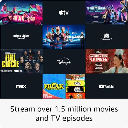 Amazon Fire TV Stick 4K Max with Wi-Fi 6E, Dolby Vision, HDR10+, 16GB Storage, and Alexa Voice Remote