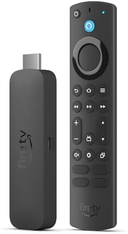 Amazon Fire TV Stick 4K Max with Wi-Fi 6E, Dolby Vision, HDR10+, 16GB Storage, and Alexa Voice Remote