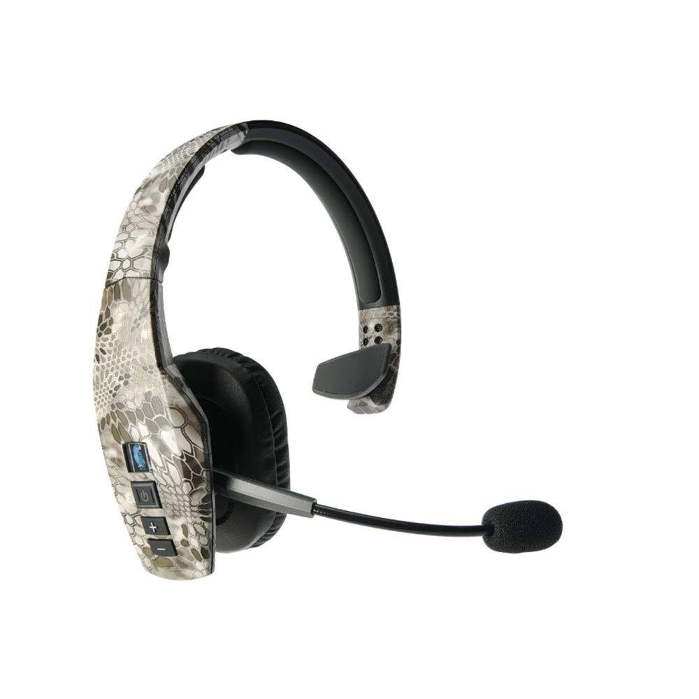 BlueParrott B550-XT Bluetooth Wireless Headset with HD Voice, Noise Cancellation, Long Battery, IP54, Kryptek