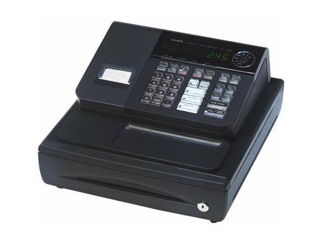 Casio PCR-T280 Thermal Cash Register, 1200 PLUs, Antibacterial Keyboard, High-Speed Printer, Multi-Operator Support