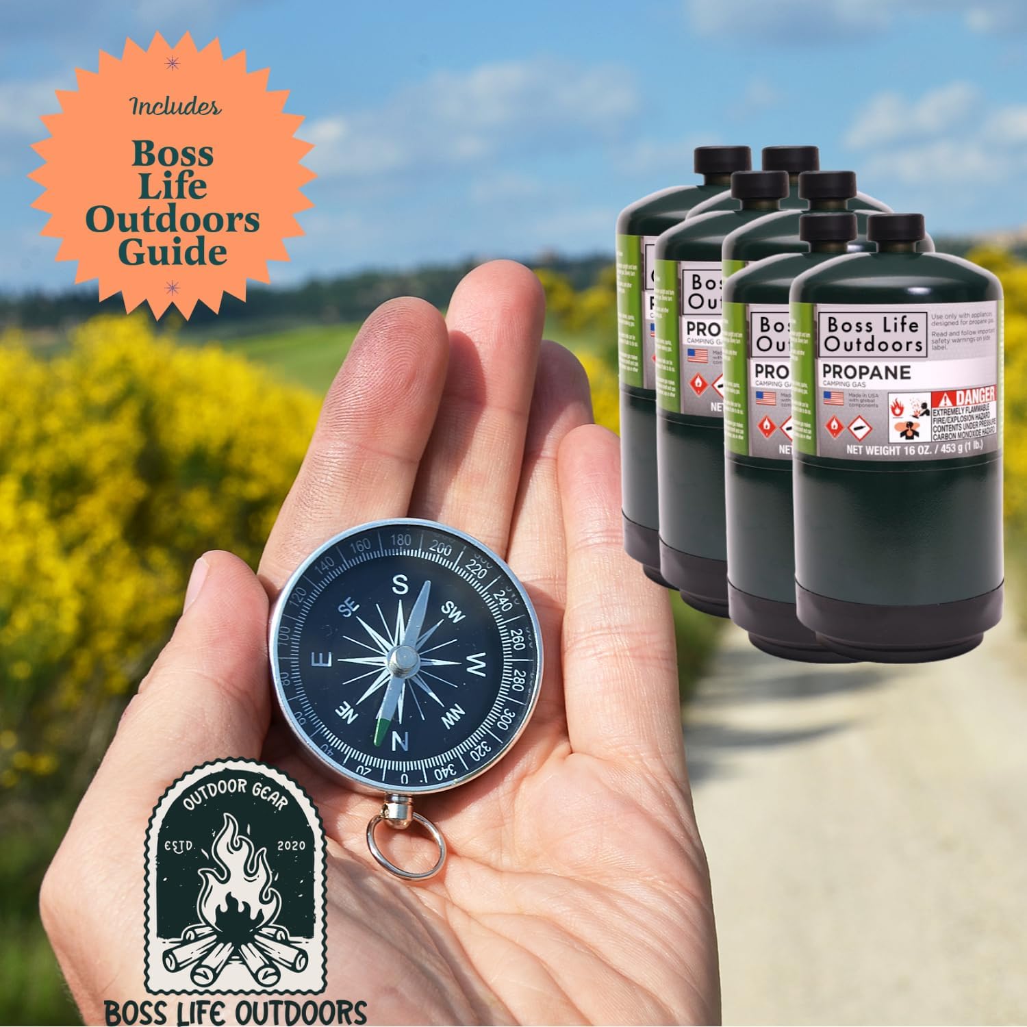 Coleman 16 Oz Propane Cylinders 6 Pack - Durable Steel for Camping & Outdoor Activities