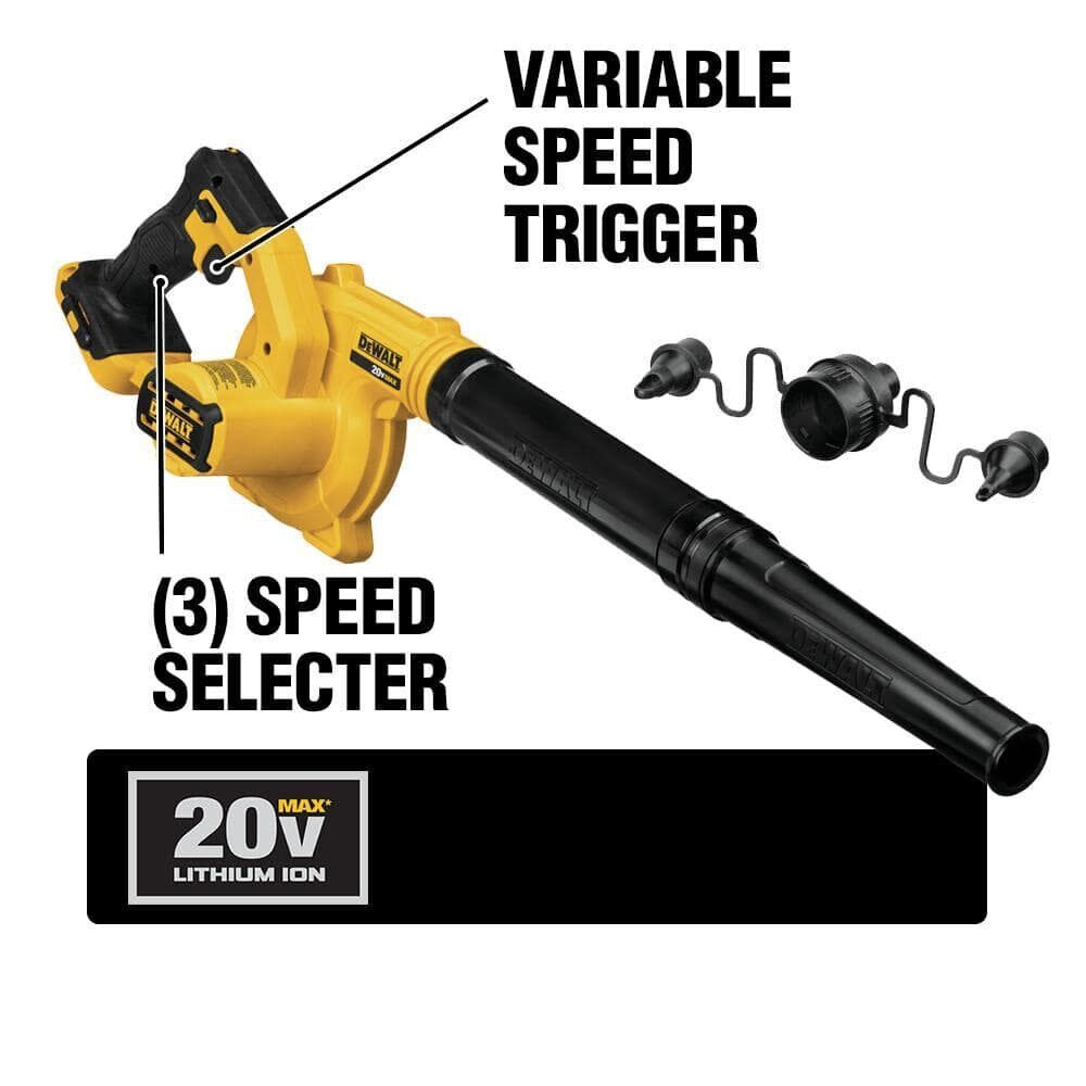 DEWALT 20V MAX 10-Tool Combo Kit with Batteries & Charger - Drill, Impact Driver, Blower, Flashlight, Speaker, Grinder, Saw, Vacuum