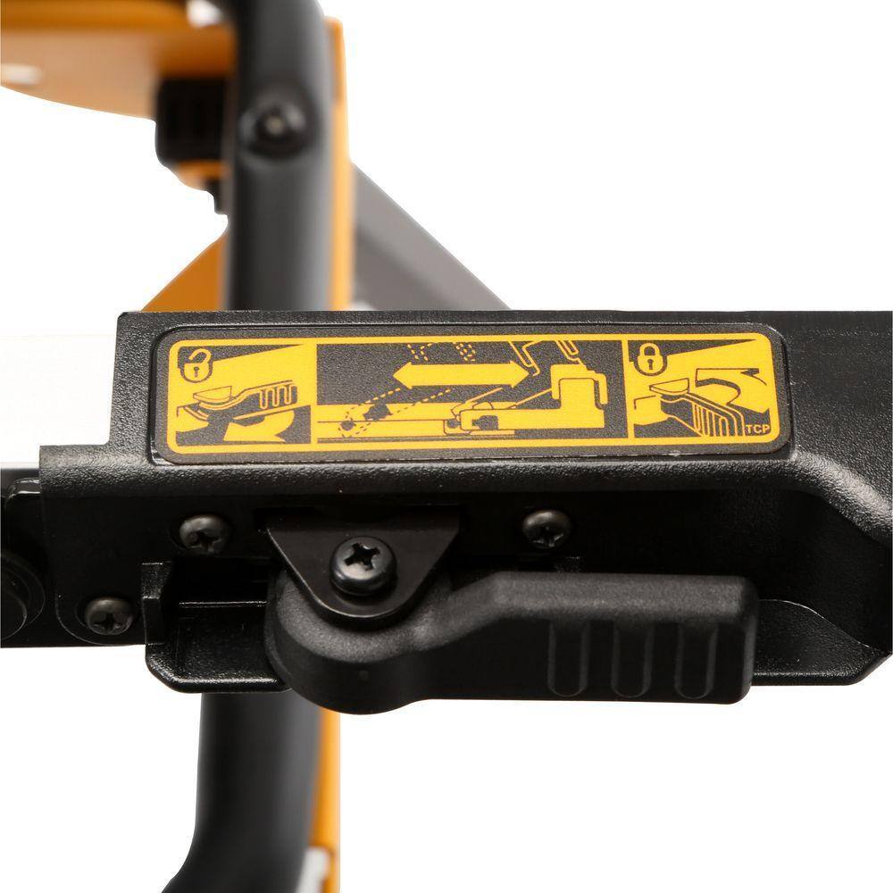 DEWALT DWE7491RS 10" Jobsite Table Saw with Rolling Stand, 15 Amp Motor, 32-1/2" Rip Capacity