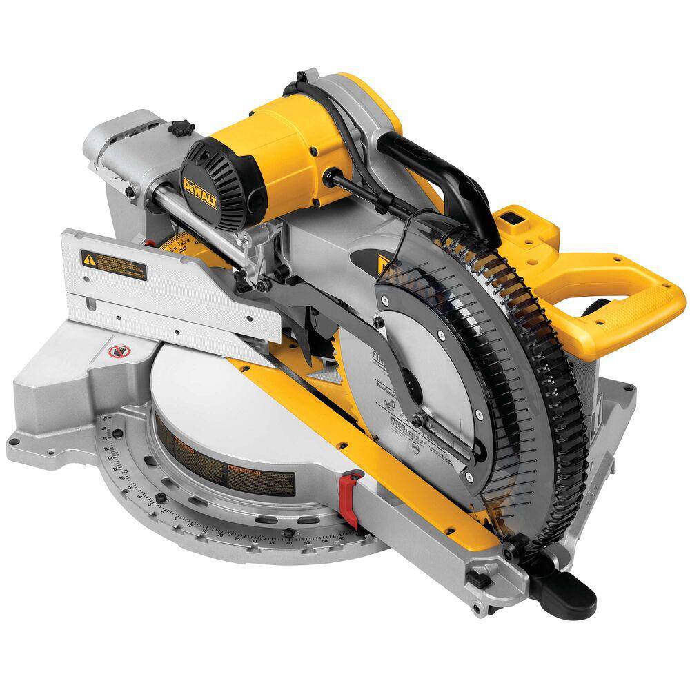 DEWALT DWS779 12" Double Bevel Sliding Compound Miter Saw, 15 Amp, 3800 RPM, Efficient Dust Collection