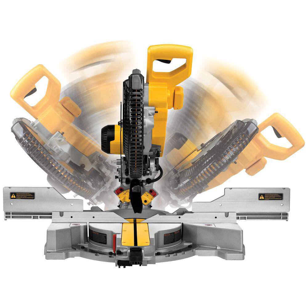 DEWALT DWS779 12" Double Bevel Sliding Compound Miter Saw, 15 Amp, 3800 RPM, Efficient Dust Collection