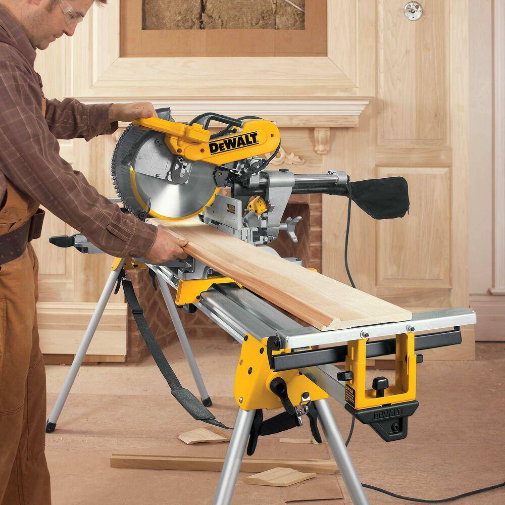 DEWALT DWS779 12" Double Bevel Sliding Compound Miter Saw, 15 Amp, 3800 RPM, Efficient Dust Collection