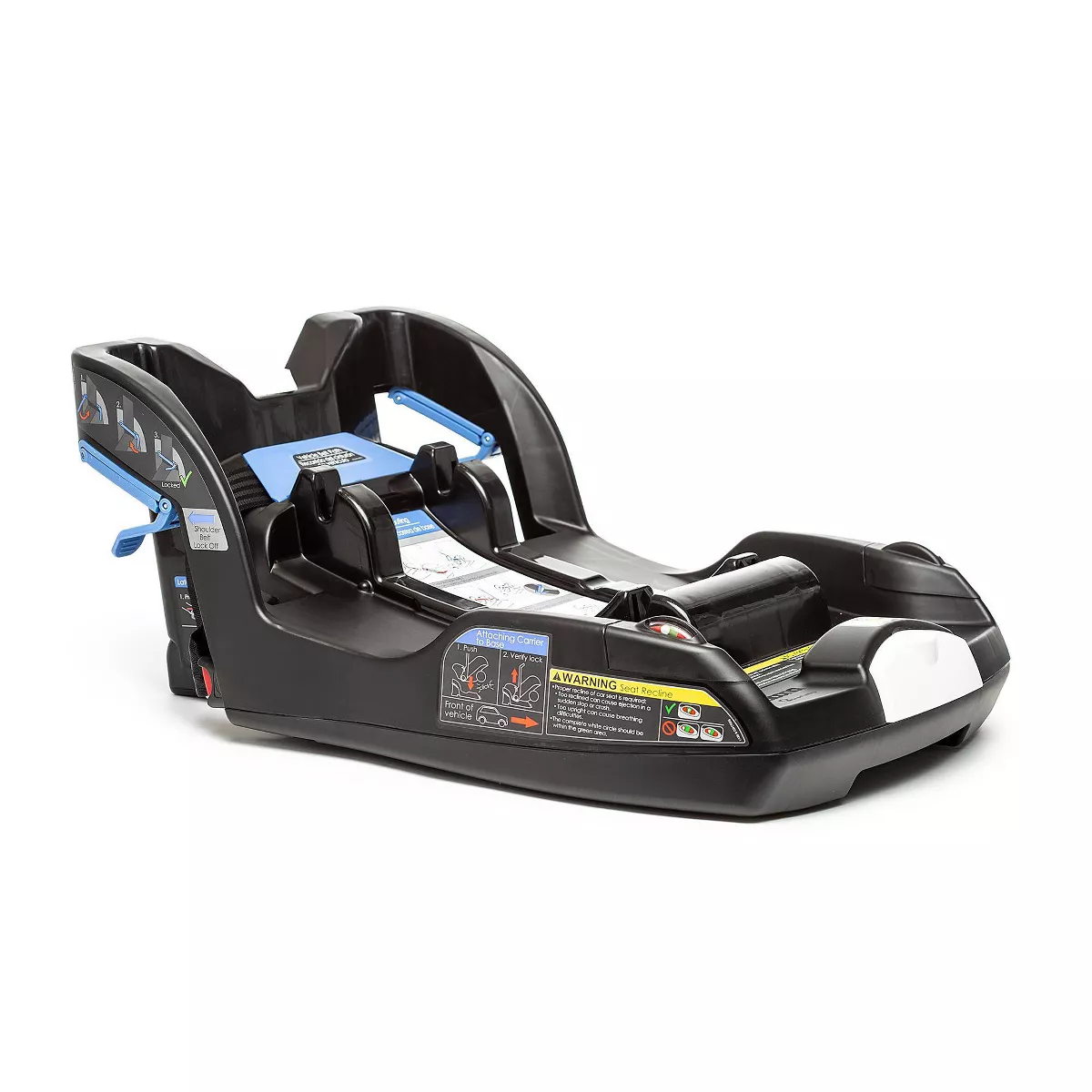 Doona Infant Car Seat & Stroller, Nitro Black - 5-Point Harness, Anti-Rebound Bar, TUV/FAA Approved