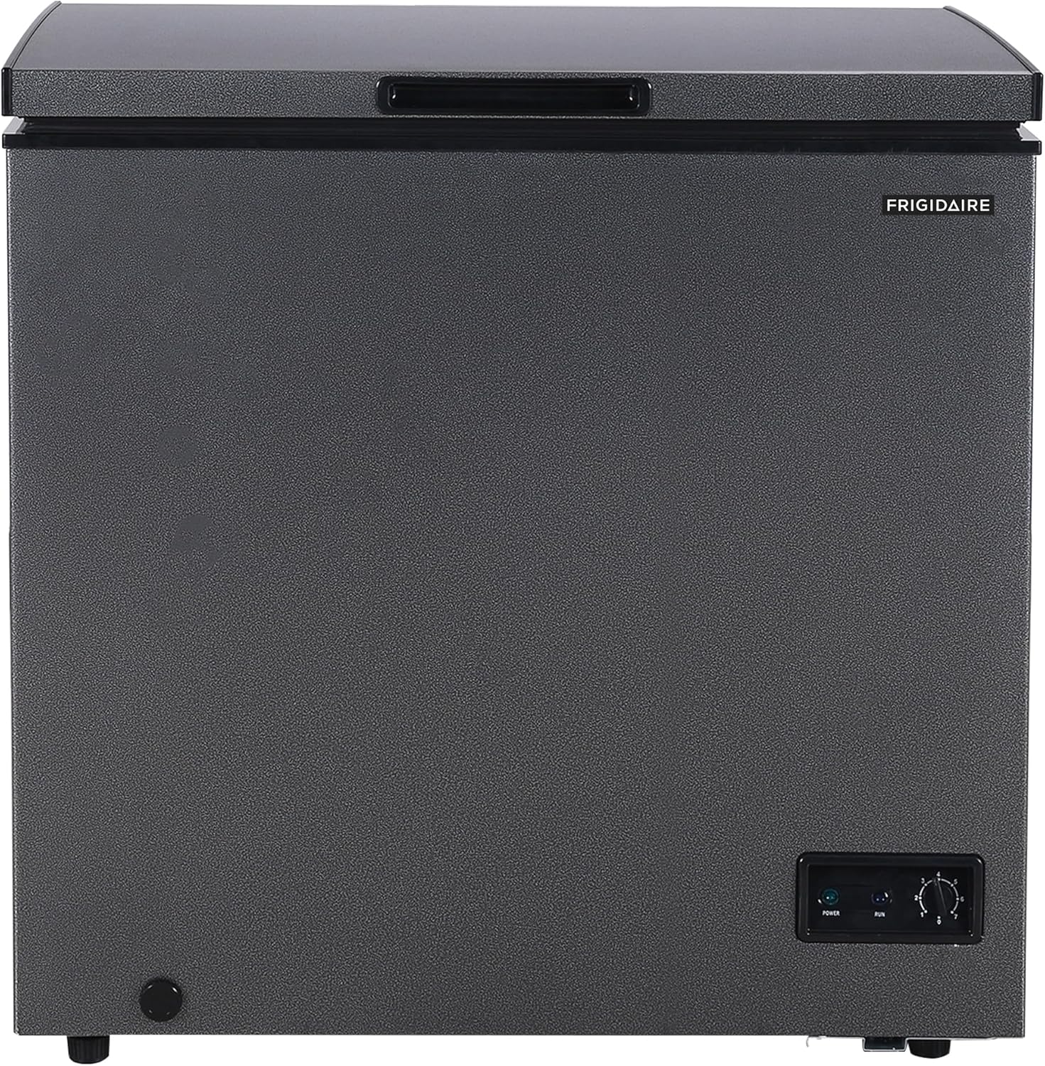 Frigidaire Chest Freezer 7 Cu. Ft. Granita Finish, Adjustable Thermostat, Removable Basket