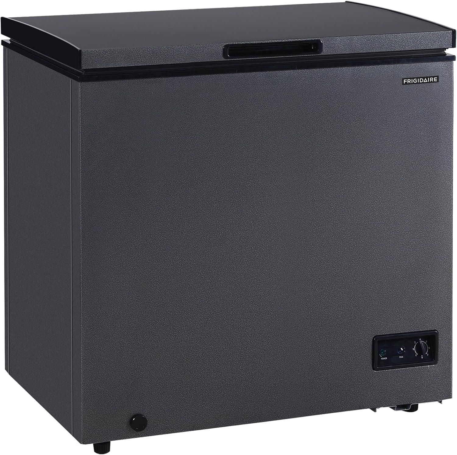 Frigidaire Chest Freezer 7 Cu. Ft. Granita Finish, Adjustable Thermostat, Removable Basket
