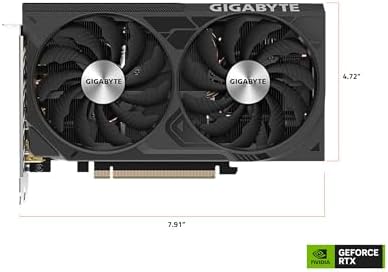 GIGABYTE GeForce RTX 4060 Ti WINDFORCE OC 16GB Graphics Card with DLSS 3 and Ray Tracing