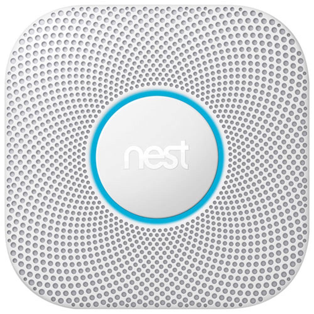 Google Nest Protect 2nd Gen Wired Smoke & CO Alarm with Voice Alerts & Phone Notifications