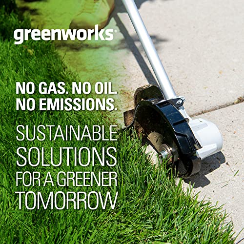 Greenworks 40V Brushless Edger 8", 4.0Ah Battery & Charger Included, Lightweight & Quiet