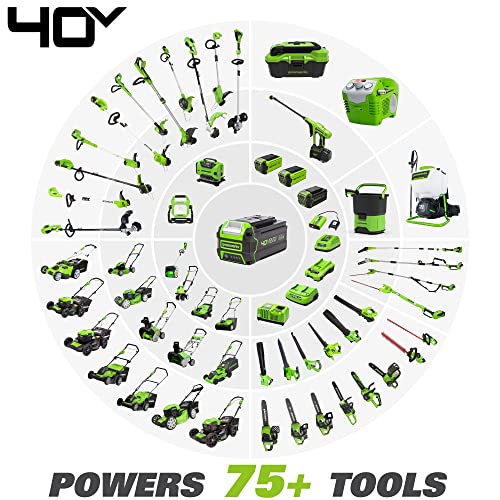 Greenworks 40V Brushless Edger 8", 4.0Ah Battery & Charger Included, Lightweight & Quiet