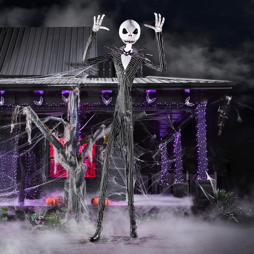 Home Accents 13 ft. Animated LED Jack Skellington Halloween Decoration
