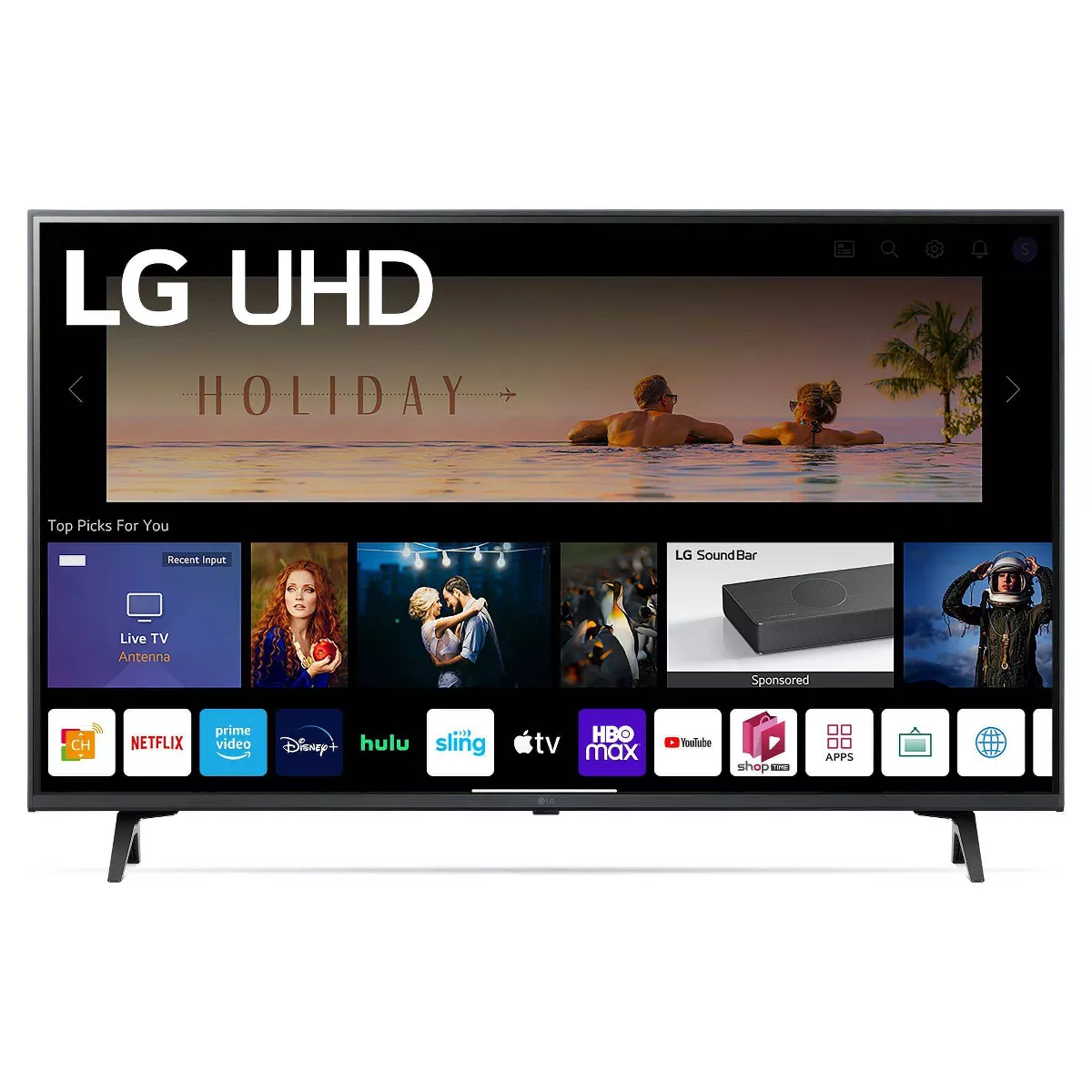 LG 43" 4K UHD Smart LED TV with AI Processor, HDR, webOS - 43UQ7590PUB