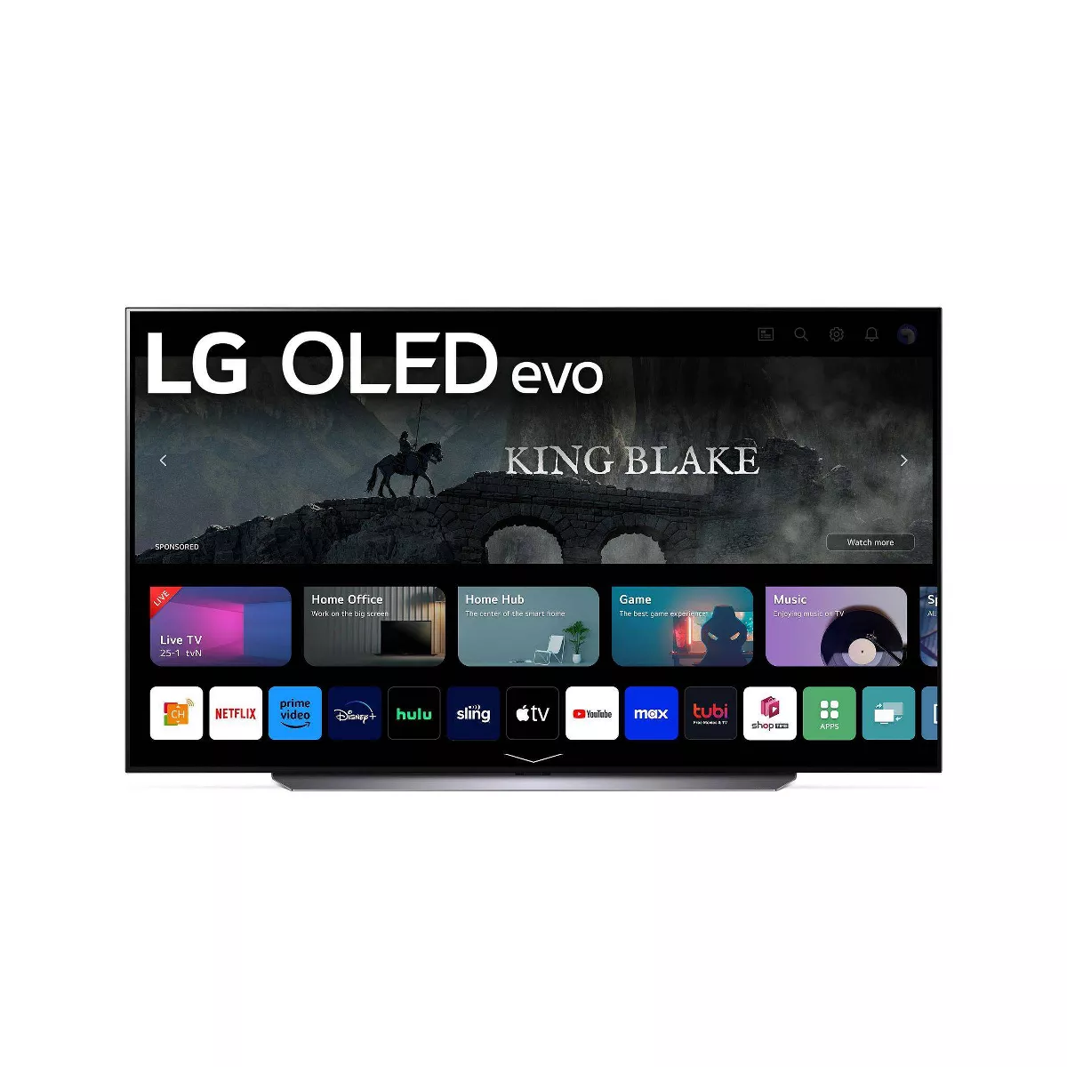 LG 83" OLED evo C3 4K Smart TV with Dolby Atmos, Gaming Mode, 120Hz Refresh Rate, Hands-Free Voice Control