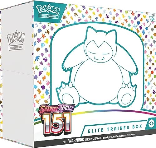 Pokémon TCG Scarlet & Violet 151 Elite Trainer Box - Booster Packs, Dice, Sleeves, Promo Card