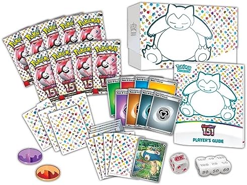 Pokémon TCG Scarlet & Violet 151 Elite Trainer Box - Booster Packs, Dice, Sleeves, Promo Card