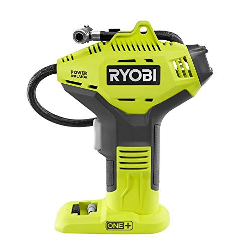 RYOBI ONE+ 18V Cordless Inflator with Digital Gauge and Lithium-Ion Battery