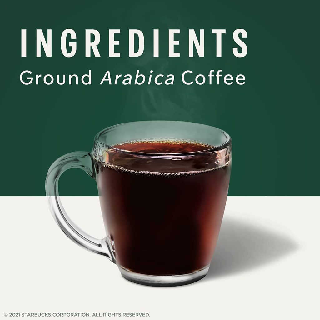 Starbucks French Roast Dark Roast Arabica K-Cup Coffee Pods, 96 Count