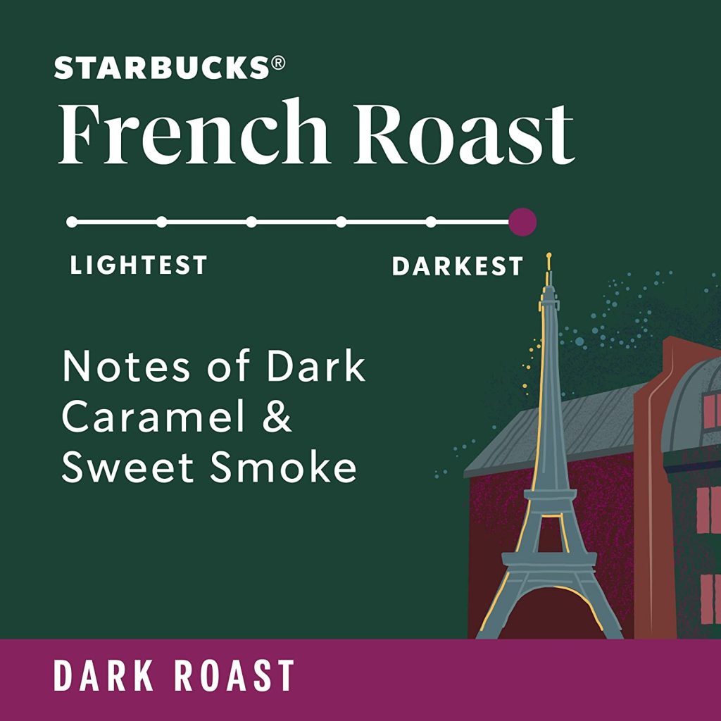 Starbucks French Roast Dark Roast Arabica K-Cup Coffee Pods, 96 Count