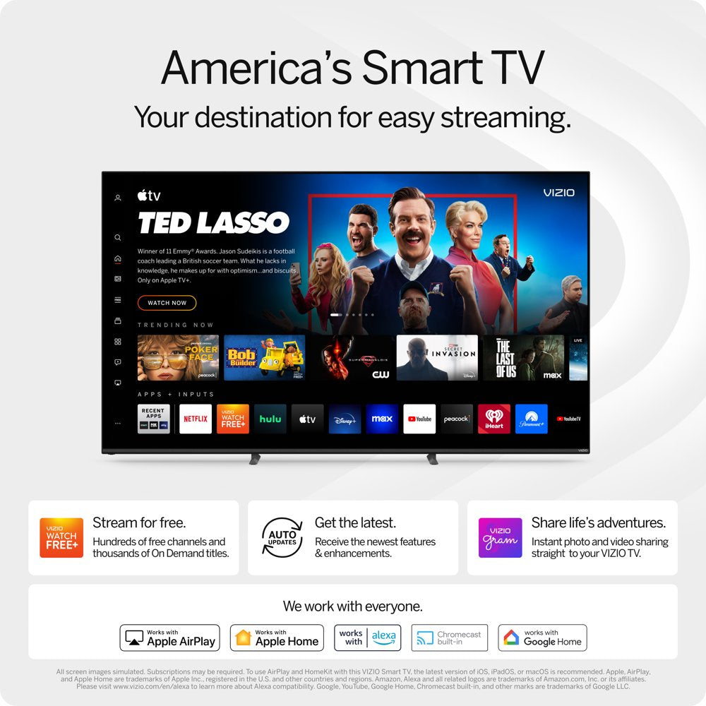 VIZIO 50" V-Series 4K UHD LED Smart TV with Dolby Vision, HDR10, Full Array Backlight, IQ Active Processor, V-Gaming Engine