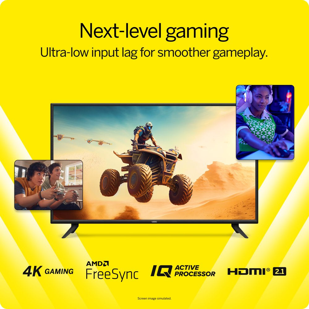 VIZIO 50" V-Series 4K UHD LED Smart TV with Dolby Vision, HDR10, Full Array Backlight, IQ Active Processor, V-Gaming Engine